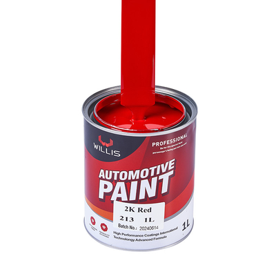 1L / 4L / 캔 2k 빨간색 페인트 / 자동차 정비 페인트
