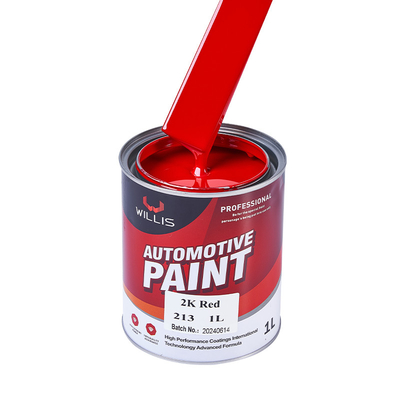 1L / 4L / 캔 2k 빨간색 페인트 / 자동차 정비 페인트