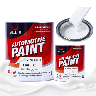 1K Basecoat OEM / ODM 자동차용 진주 흰색 자동차 페인트