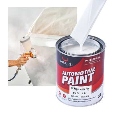 1K Basecoat OEM / ODM 자동차용 진주 흰색 자동차 페인트