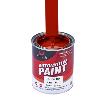 High Quality 2K Iron Red Automotive Coating Factory Supply OEM Available Car Painting Refinish Color Paint
