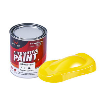 2K Automotive Paint Lemon Yellow for Automotive Repair with 1L 4L 20L 200L Sizes and 2 Years Shelf Life