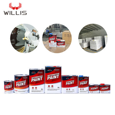 고형분 2K 아크릴 클리어 코트 자동차 보수용 투명 자동차 페인트 바니시 스프레이 베이스코트