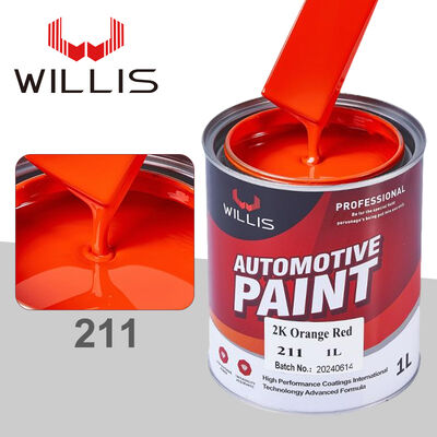 플라스틱 코팅 및 보트 페인트 스프레이 적용을 위한 섬세한 질감의 전문가용 WILLIS 2K 자동차 페인트