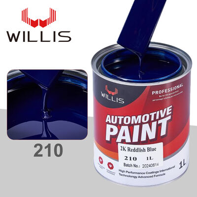 WILLIS 모델 210, 자동차 수리용 2K 아크릴 보트 자동차 스프레이 페인트, 적자색 자동차 메탈릭 색상, 다양한 색상 사용 가능