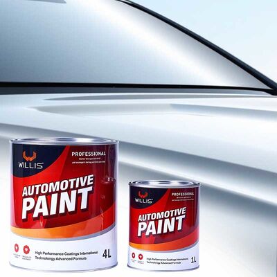 2k Car Refinishing Paint Auto Body Refinish Paint Solid Colors High Gloss Blue Spray Liquid Coating Acrylic Resin