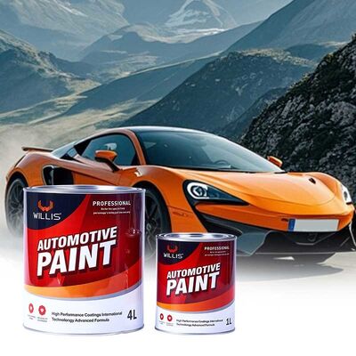 WILLIS Model 201 Sustainable Eco-Friendly Car Body Paint 1K/2K Solid Color Acrylic Spray Paint Pigment OEM Code Liquid Coating