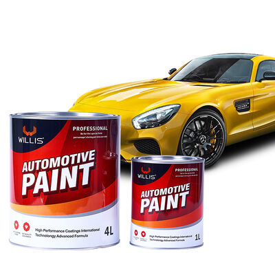 WILLIS Model 201 Sustainable Eco-Friendly Car Body Paint 1K/2K Solid Color Acrylic Spray Paint Pigment OEM Code Liquid Coating