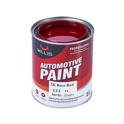 Chinese Automotive Paint Manufacturer's 2K Rose Red Coating Paint Good Price Supplies Car Spray Refinish Two Component Paint