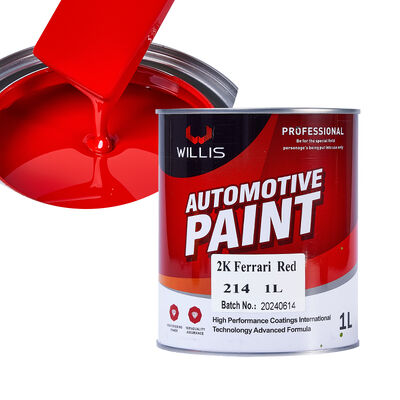 Manufacturer Supplies Factory OEM Auto Car Paint Good Price Hot-Selling 2K 2K Red Liquid Coating Multiple Colors