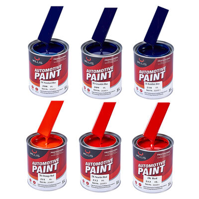 High Quality 2K Acrylic Coating & Paint Orange Red Automotive Color Hot Selling with Good Price Multiple Colors Available