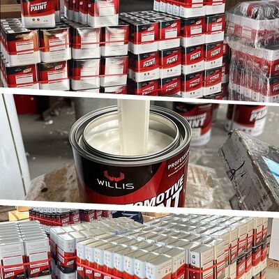 Factory Direct 1K Transparent Iron Yellow Liquid Car Repair Paint One-Component Acrylic Resin for Auto Paint