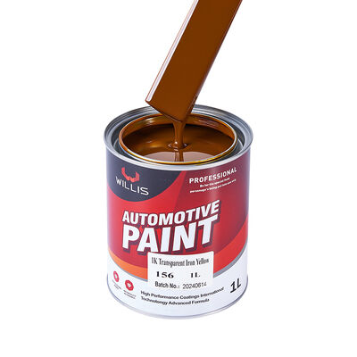 1K 투명 철 황색 베이스코트 자동차 페인트 아크릴 수지 액체 코팅 (차량 보수용, OEM 가능) 자동차 페인트 신나