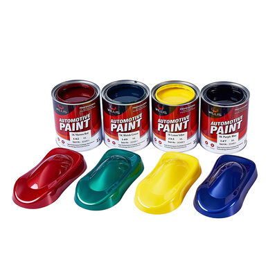China Manufactured 1K Golden Green Auto Coating Basecoat Solid Car Paint 1K 2K Car Repair Refinish Acrylic Paint Spray