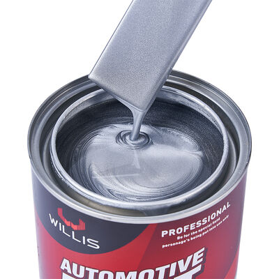 China Customizable 1K Silver Liquid Coating Ultra-Low Priced Acrylic Resin Car Paint Varnish Multiple Colors Spray Application