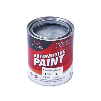 High Quality 1K Silver Plated Car Paint with Strong Metallic Texture Factory-provided Spray Paint Thinner Mainly Acrylic Resin