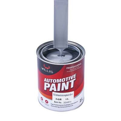 High Quality 1K Silver Plated Car Paint with Strong Metallic Texture Factory-provided Spray Paint Thinner Mainly Acrylic Resin