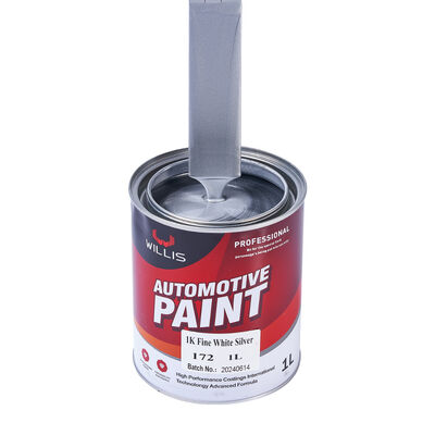 1K Fine White Silver Polyurethane Thinner for Car Repair Acrylic Resin Coating Paint Automotive Mixed Paint