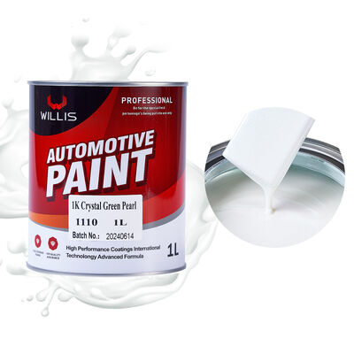 Automotive Weather Resistant Acrylic Resin 1K Purple Pearl Paint with Clear Coat and Hardener Spray Application