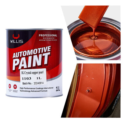 Factory Supply OEM WILLIS 1K Pearl Paint Liquid Coating Acrylic Resin Automotive Car Refinishing Spray