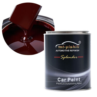Factory Supply 1K Transparent Iron Red Acrylic Resin Touch Spray Paint for Car Scratch Repair & Car Paint Mixing Machine