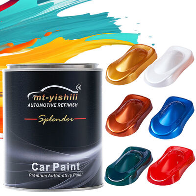 Mt-yishili Brand 1K Transparent White Automotive Repair Liquid Coating High Performance Eco-Friendly Acrylic Resin Spray