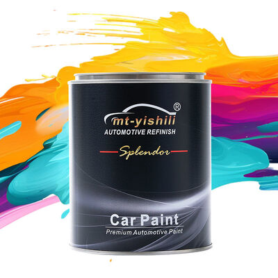 Car Paint, 1K Acrylic Silver Metallic Paint for Automotive & Plastic Parts, Coarse Silver Mix with Thinner for Spray Painting