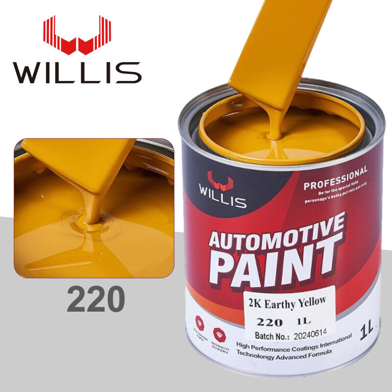 WILLIS 맞춤형 2K 단일 성분 아크릴 진주 자동차 페인트 색상 수지 액체 코팅 스프레이 모델 220 다양한
