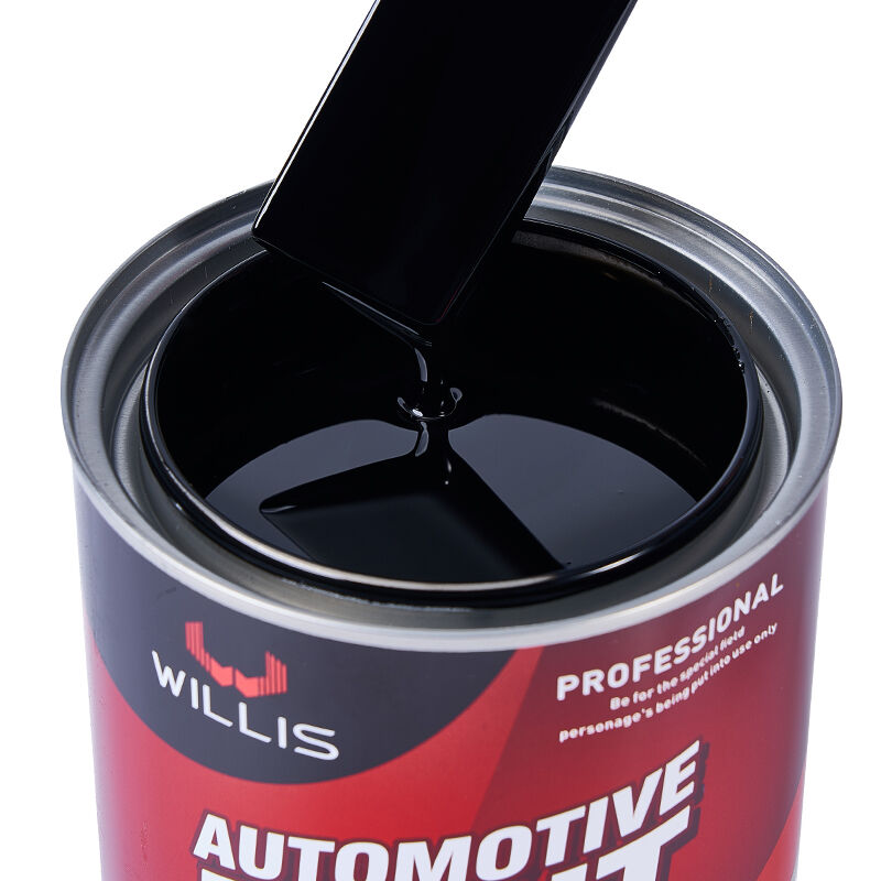 1K Bluish Extra Black Car Auto Paint Liquid Coating Car Refinish Surface Painting Spray Application with Included Thinner